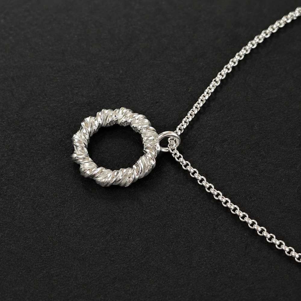 Bijoux torsadé à la main en argent 925, collier pour femme suisse