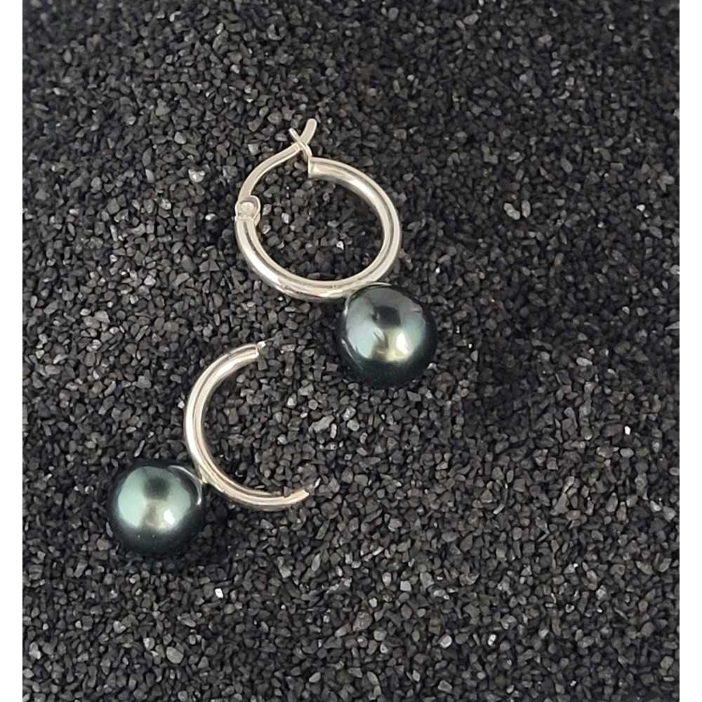 boucles d'oreilles sur mesure avec perles naturelles