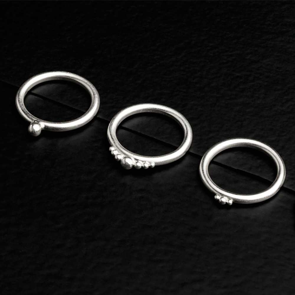 Bagues boules artisanales en argent 925, fabriquées en Suisse à Yverdon