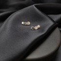 Chemins d'oreilles aux formes organiques en argent 925 pour femme. Bijoux faits main à Yverdon en Suisse.