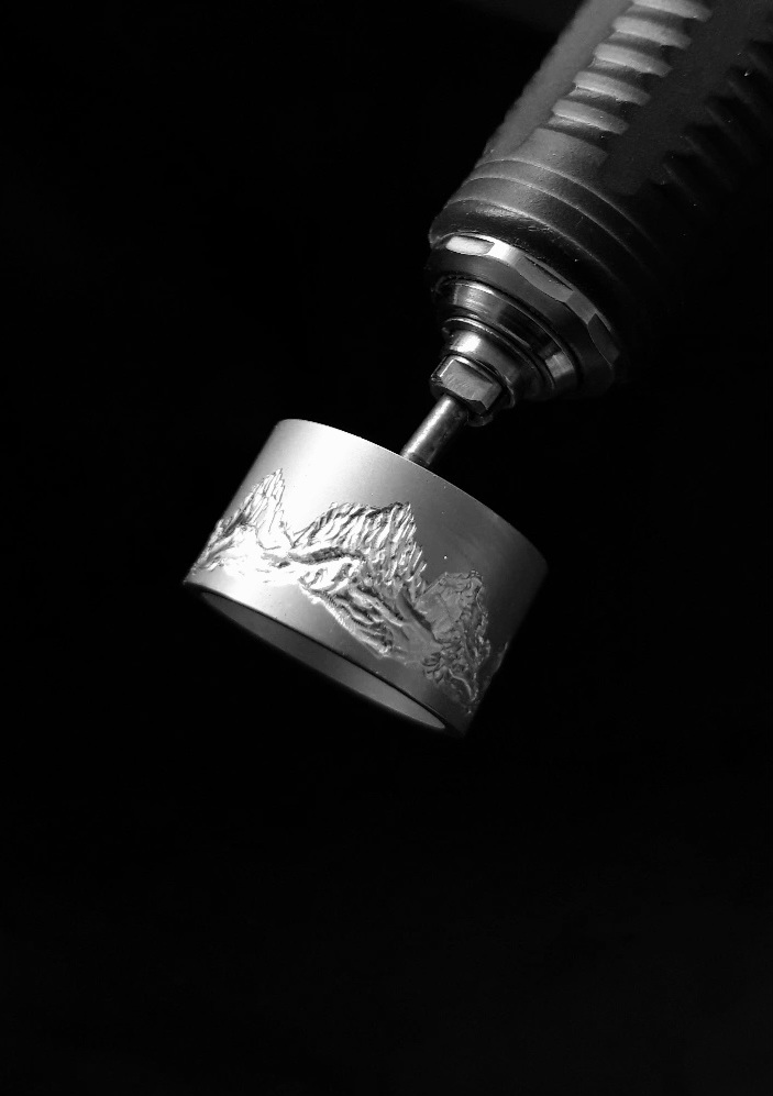 bague unisexe montagne en confection